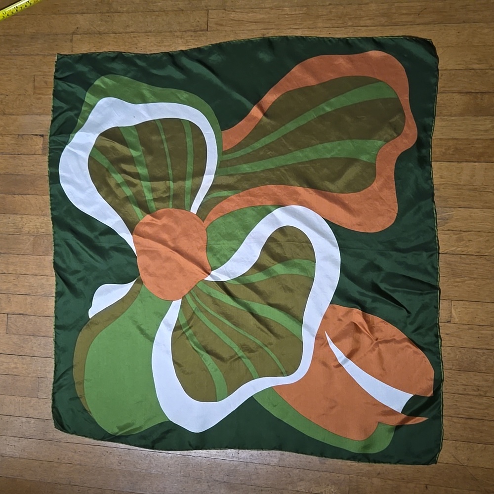Vintage Sally Gee Rayon/Silk Scarf